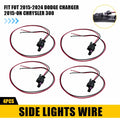 4X Side Marker Light Wiring Harness Connector Plug for Chrysler 300 (2015–on)