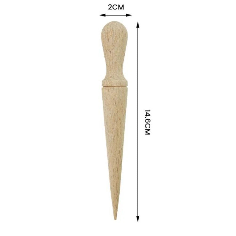 2X Wooden Garden Plant Punch Tool with Ergonomic T-Handle