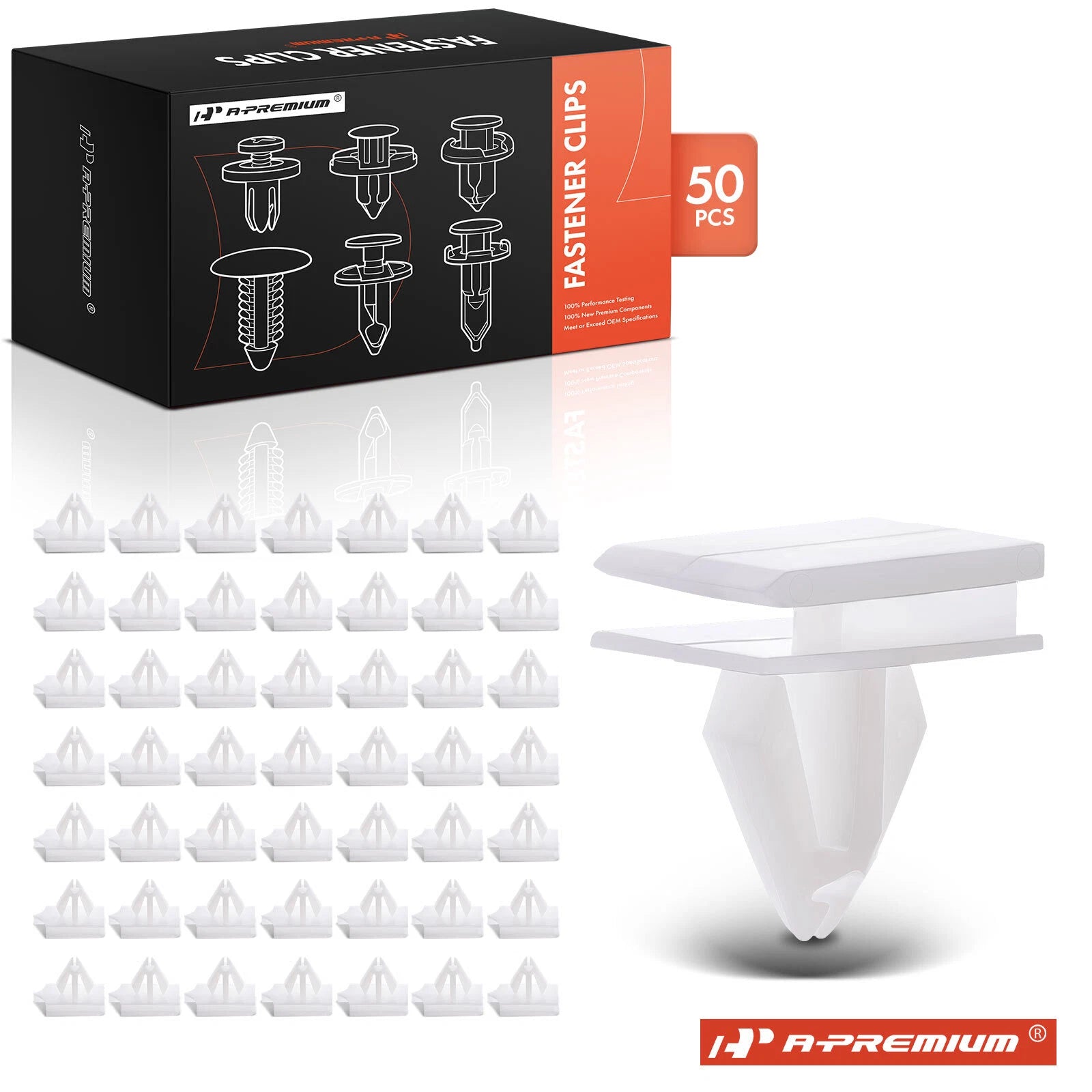 50Pcs Rocker Panel Moulding Clips for Chevy 