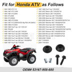 Handle Bar End Guards for Honda Sportrax 300 TRX300EX (1993–2008) TRX300X (2009)