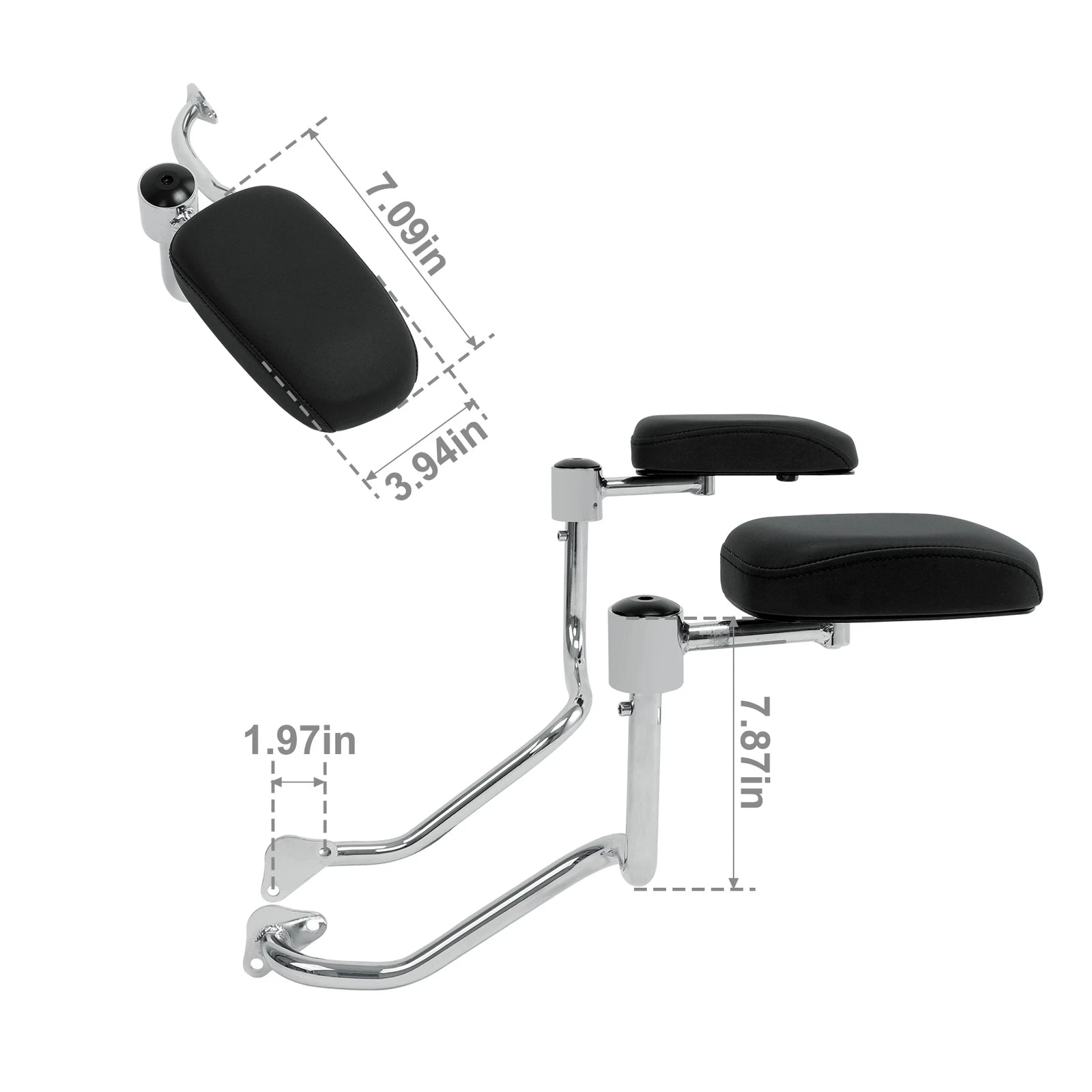 Rear Passenger Armrest for Chieftain Roadmaster (2014–2024), Challenger (2021–2024)