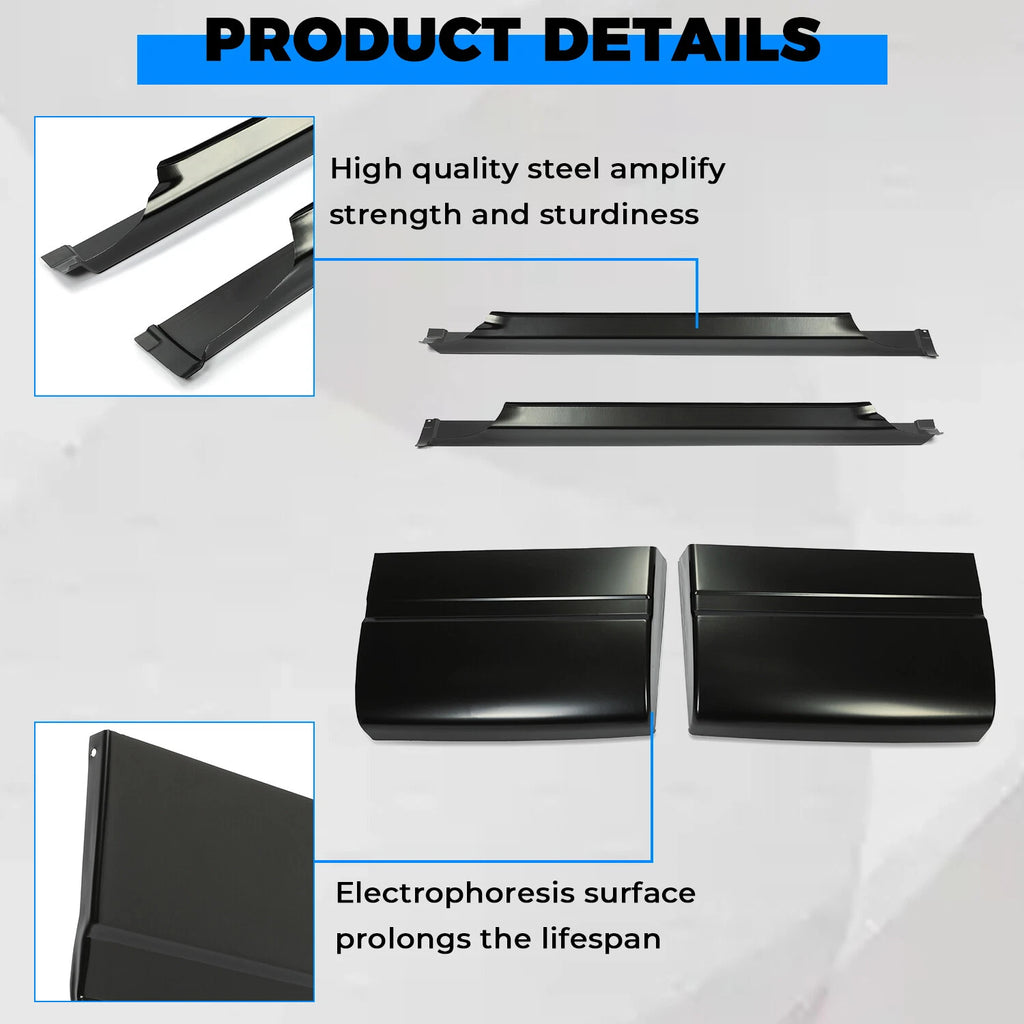 Rocker Panel Cab Corner Kit for Chevy GMC C/K 1500 2500 3500 (1988–1998)