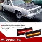 LED Side Bumper Marker Smoked Lens for Oldsmobile Cutlass 442 (1981–1988)