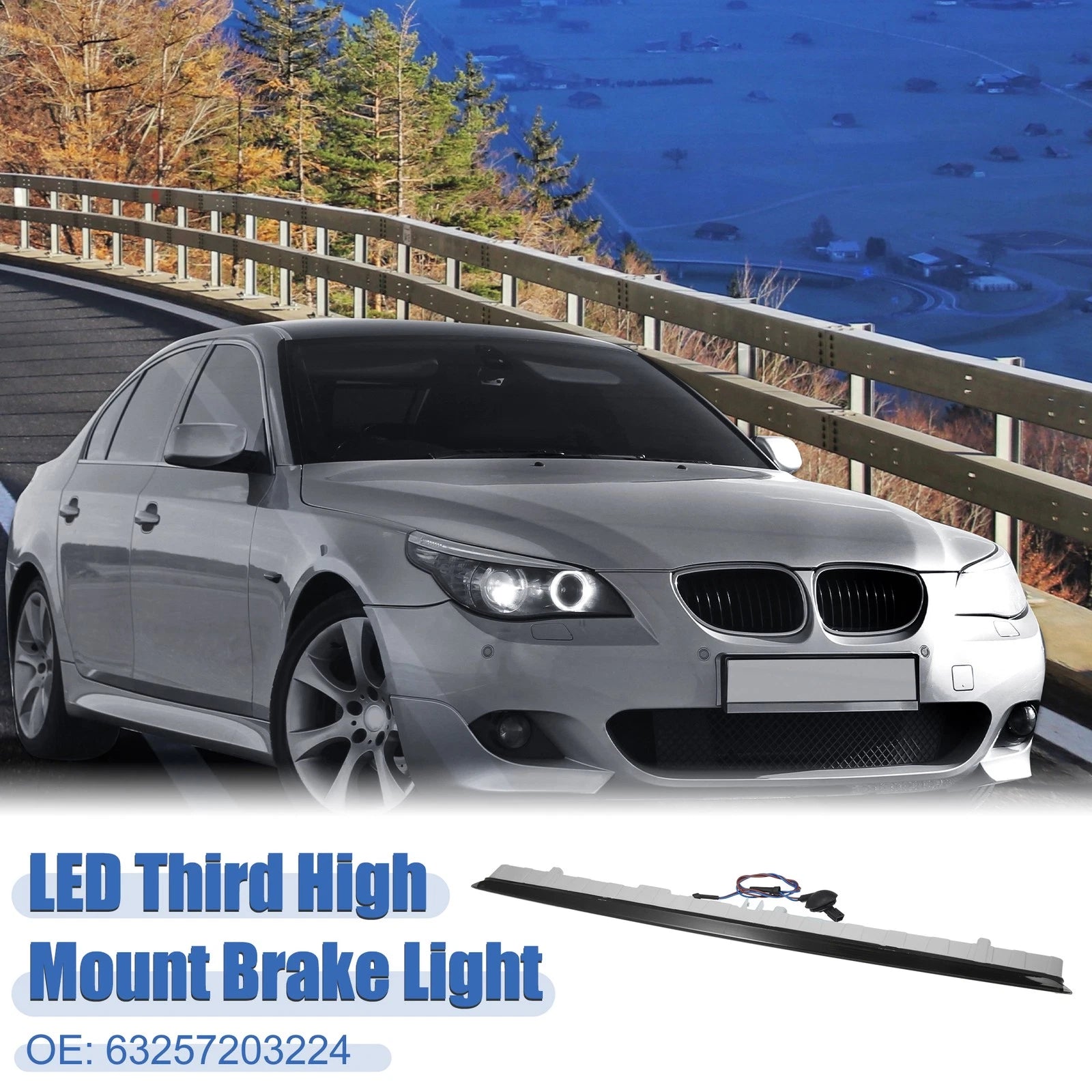 High Level Third Brake Light 63257203224 for BMW 5 Series Touring (2009–2017)