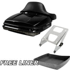 Chopped Trunk Pad Tail Light Mount Rack for Harley Touring Glide (2014–2023)