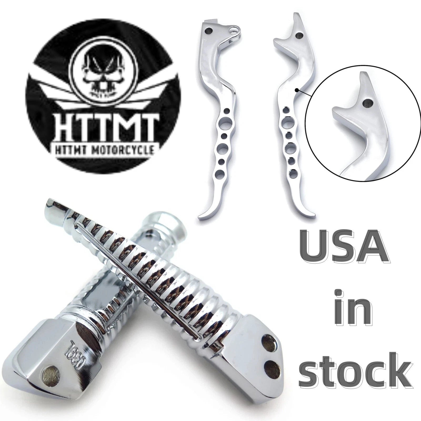 Hand Brake Clutch Levers & Front Footpegs for Suzuki GSX1300R Hayabusa (1999–2007)