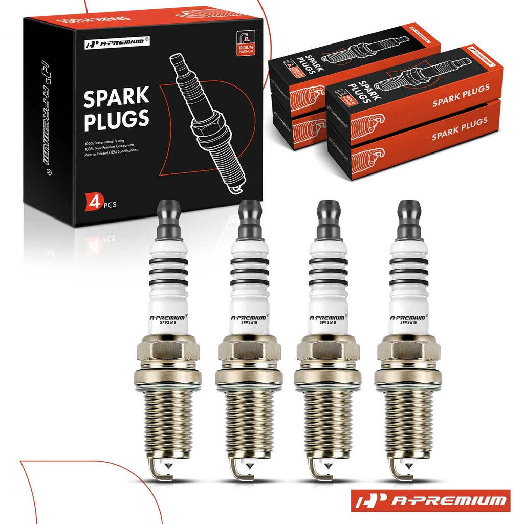 Set of 4 Iridium Platinum Spark Plugs for Jeep Renegade (2015–2018)