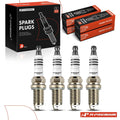 Set of 4 Iridium Platinum Spark Plugs for Jeep Renegade (2015–2018)