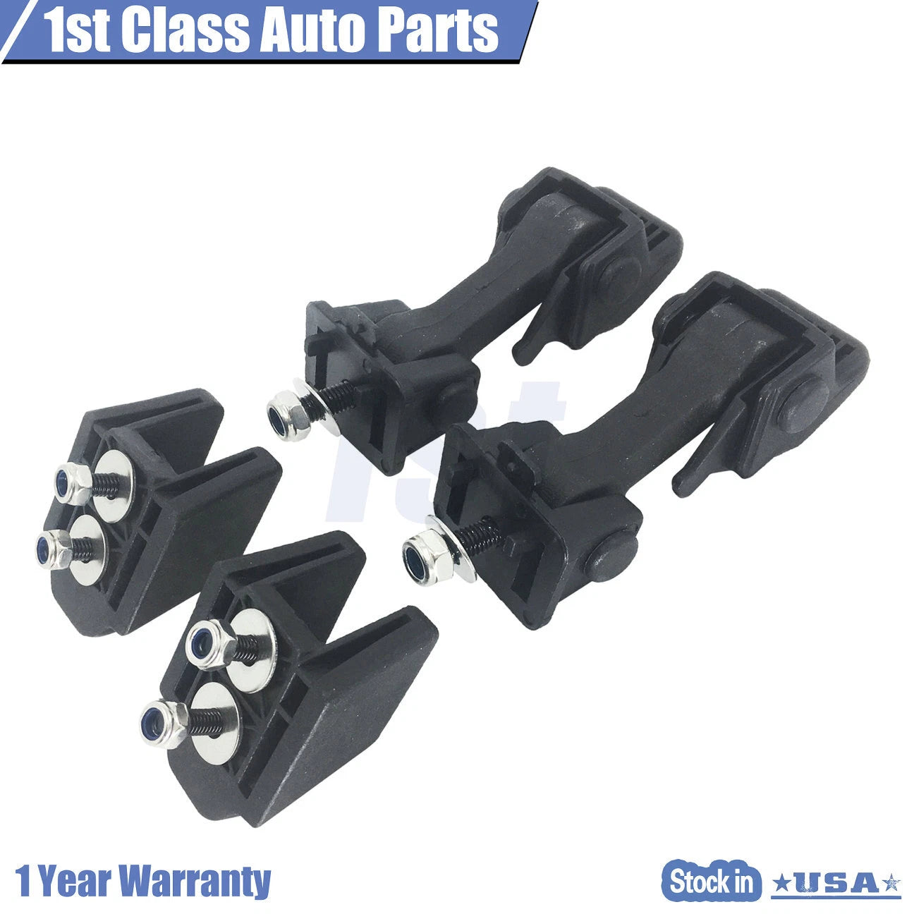 Hood Latch Catch & Bracket Pair for Jeep Wrangler TJ (1997–2006)