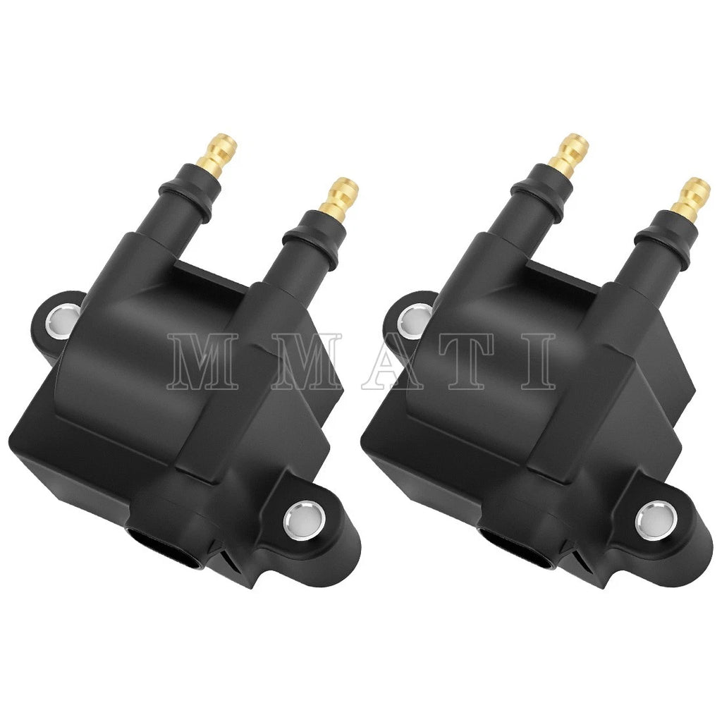 2X Dual Output Ignition Coil for Mercury Mercruiser 35 40 50 60 75 80HP