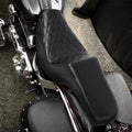 Black Driver Passenger Seat for Harley Dyna Fat Street Bob Wide Glide (06-17)