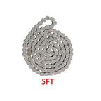 Set of 40 Roller Chain with 2 Connecting Links for Various Applications (5 ft)