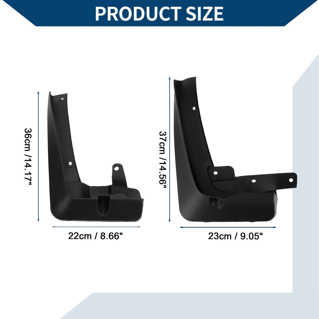 Set of 4 Mud Flaps Splash Guards for BMW X3 (2018–2023)