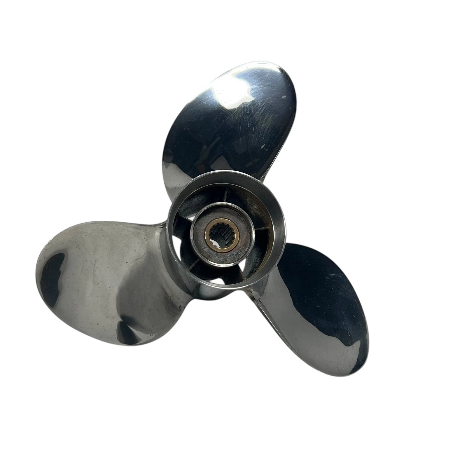 3L x 14 x 22P Stainless Steel Propeller for Suzuki Marine (OEM)