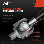 Set of 4 Front Inner Outer Steering Tie Rods for Kia Sedona (2002–2012)