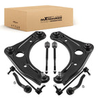 Front Lower Control Arms Sway Bars Tie Rod Ends Kit for Nissan Versa Note (2014–2019)