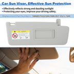 5NN-857-552-L-SX4 Right Sun Visor for Volkswagen Tiguan (2018–2024)