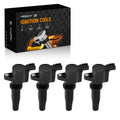 Set of 4 Ignition Coils for Ford Escape Focus C-Max (2001–2012)