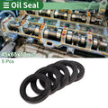 Set of 5 Oil Seals NBR Rubber 45x65x10mm for Automotive Applications