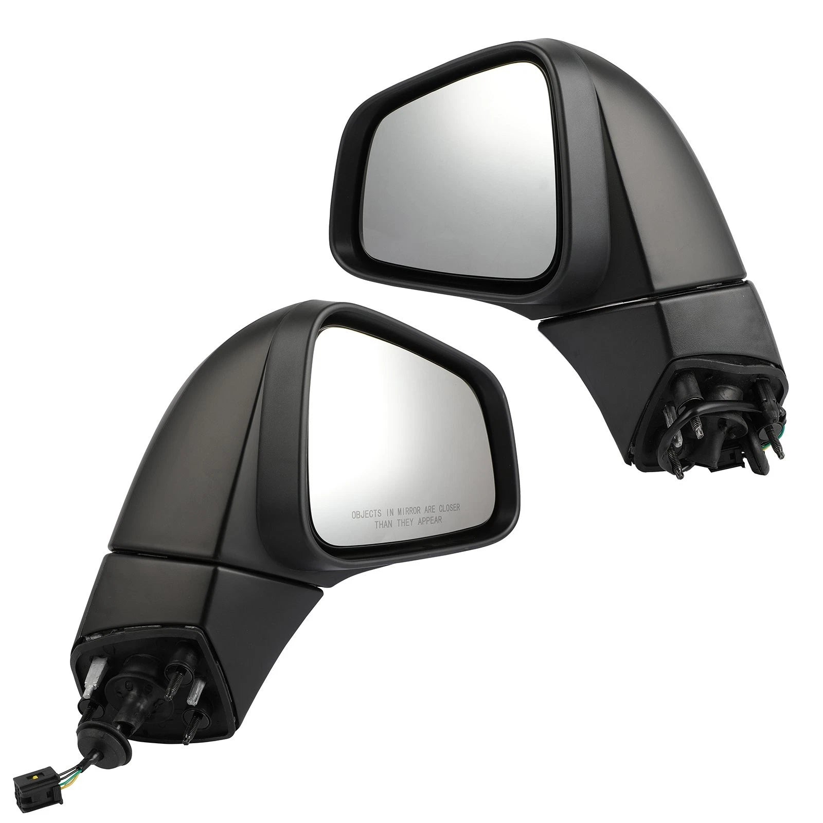 Power Mirrors Set of 2 for Chevy Trax (2015–2016) Heated Black 5Pin