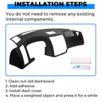 Dash Cover for Infiniti FX35 (2006–2008) Black Painted