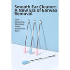 Stainless Steel Earwax Cleaning Tool with Thin Tip for Precise Use