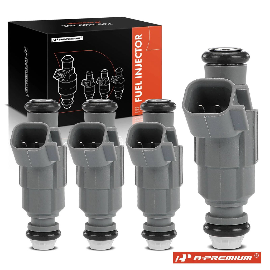 Set of 4 Fuel Injectors for Ford Focus (2001–2004) L4 2.0L Gas