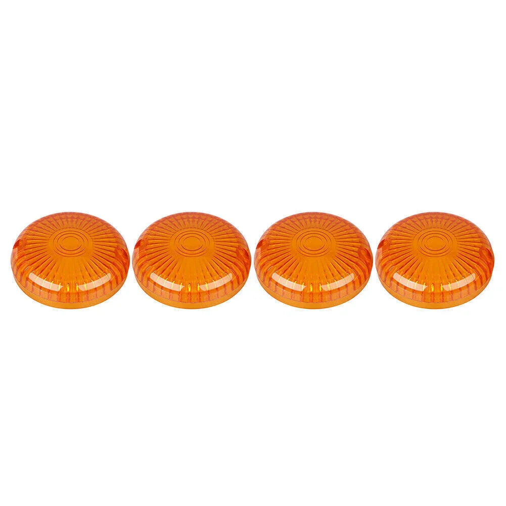 4 x Amber Turn Signal Lens Covers for Yamaha Road Star/V Star 1100/Vmax 1200