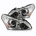 HID Headlight Pair for Infiniti G37 (2010–2013) & Q40 (2015) w/o Bulb, AFS