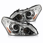 HID Headlight Pair for Infiniti G37 (2010–2013) & Q40 (2015) w/o Bulb, AFS