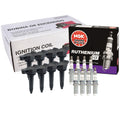 Set of 8 Ignition Coils & 8 NGK Ruthenium HX Spark Plugs for Lexus Toyota