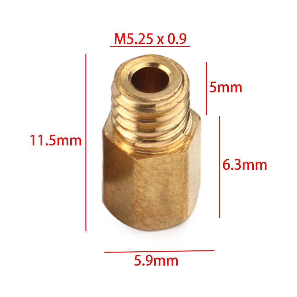 Set of 10 Main Jets for Mikuni VM TM TMX Carburetor (#210-260, 270-320)
