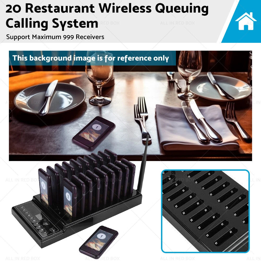 Wireless Guest Call Pager System for Restaurants