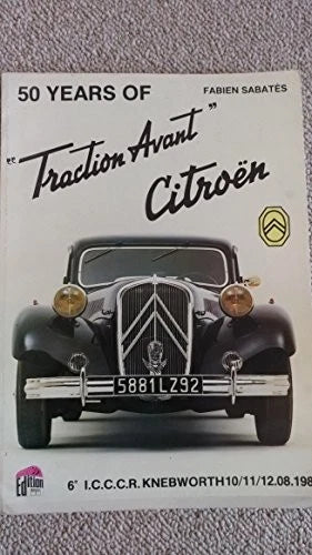 Citroen Traction Avant Commemorative Book for Citroen Traction Avant (1934-1957)