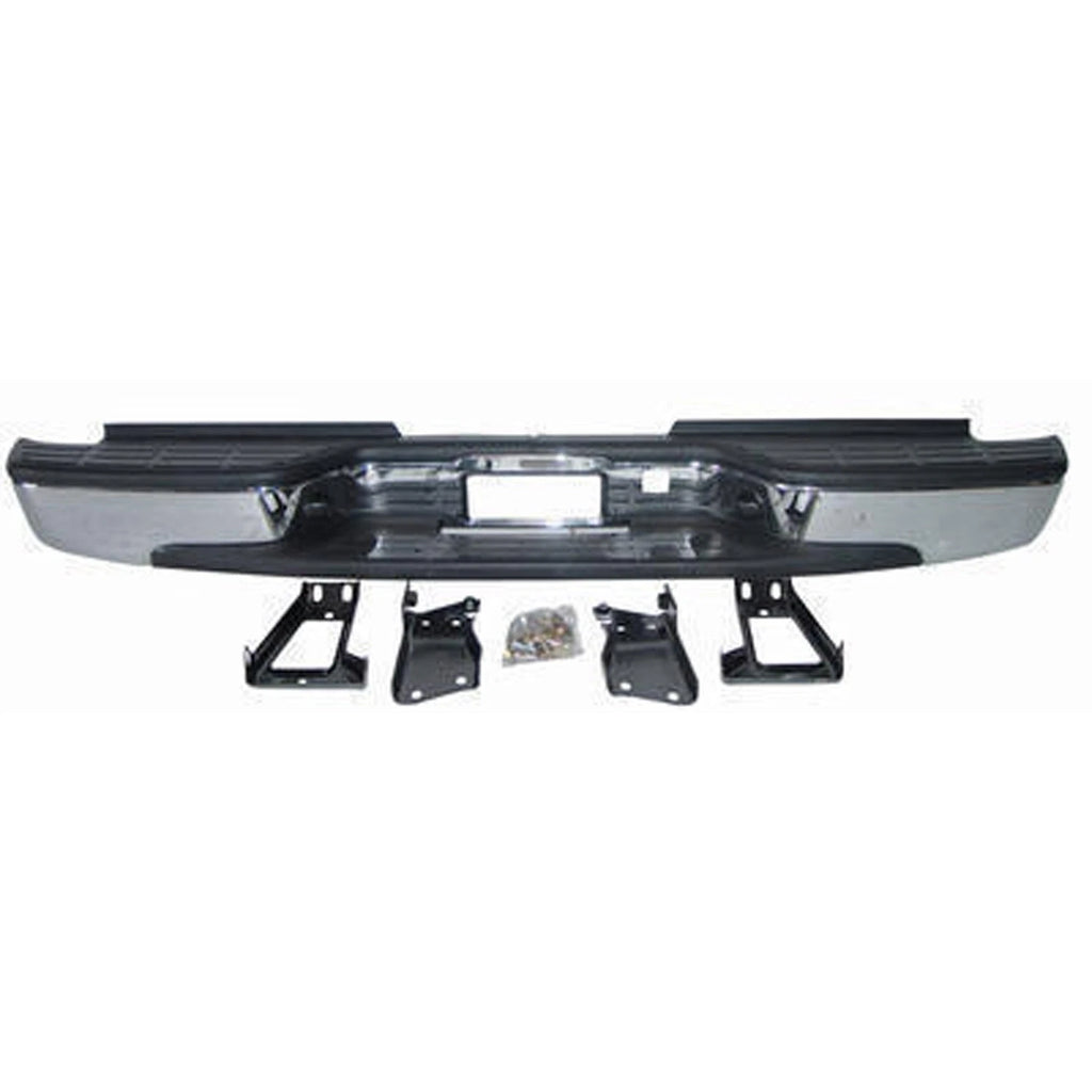 Replacement Chrome Step Bumper Assembly (See compatibility Chart)