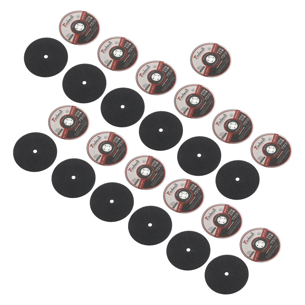 Set of 25 Metal Cut Off Wheels for Die Grinders 3"x1/32"x1/4"