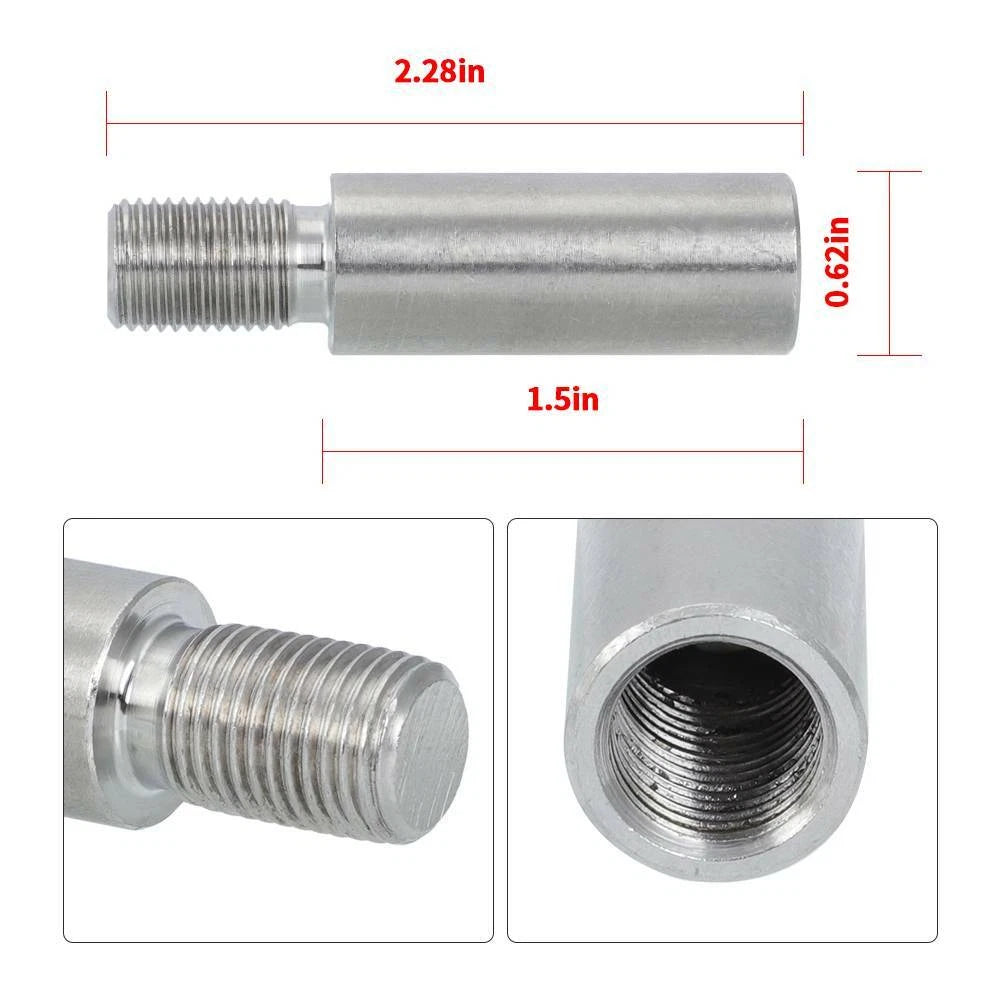M12 x 1.25 Steel Short Gear Shifter Extension Lever for