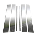 6Pc Chrome Pillar Post Covers for 2010-2016 Lexus Gx - P3959A