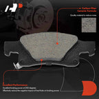Rear Disc Brake Rotors & Ceramic Pads for Jeep Grand Cherokee (2018–2020)