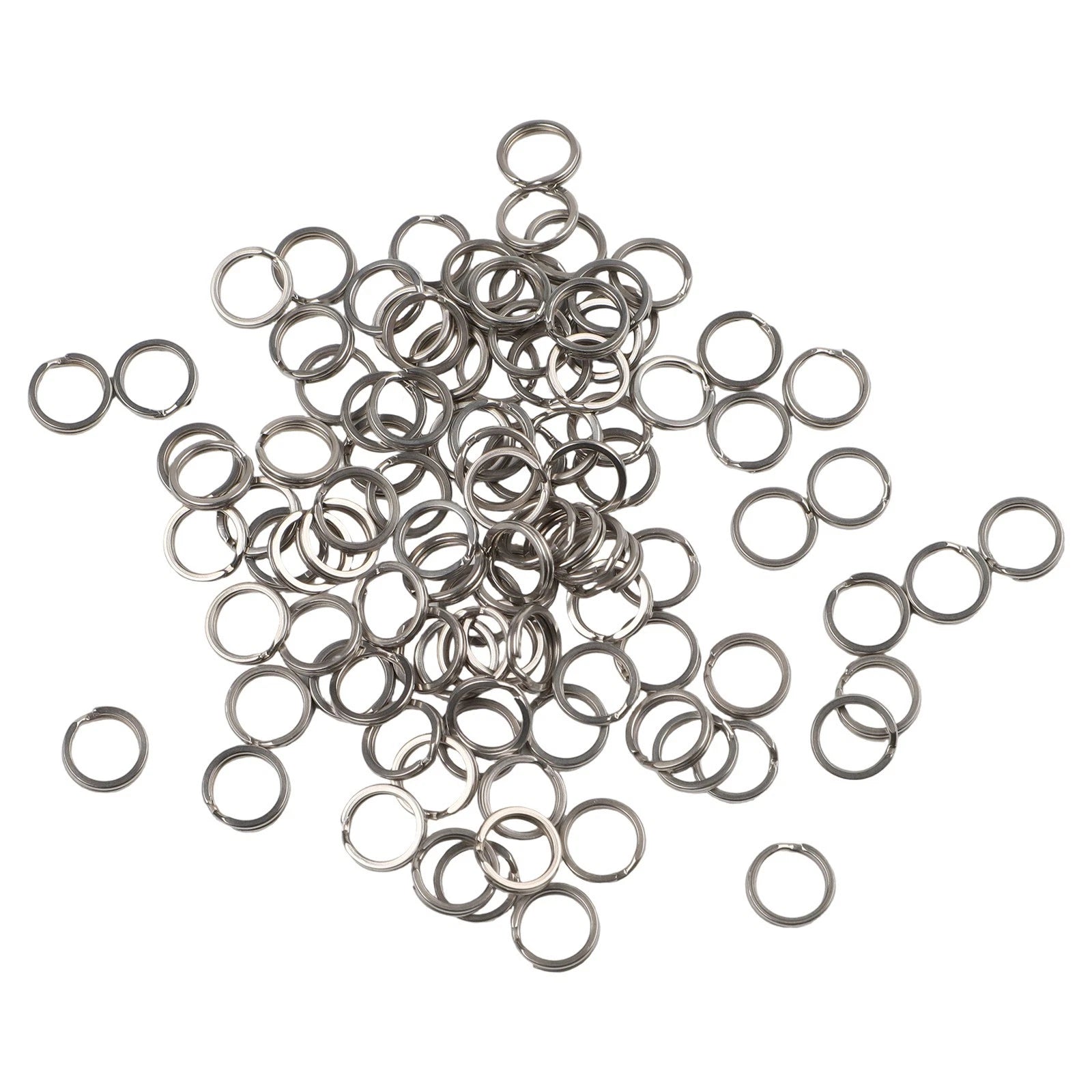 Fishing Connector Ring Set of 9 Stainless Steel