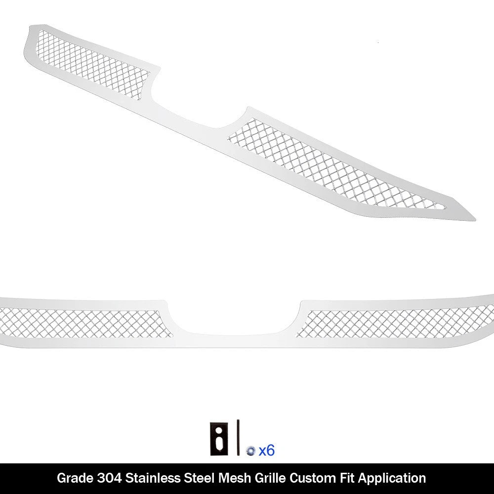 Stainless Chrome Mesh Grille Insert for Honda Fit (2018-2019)