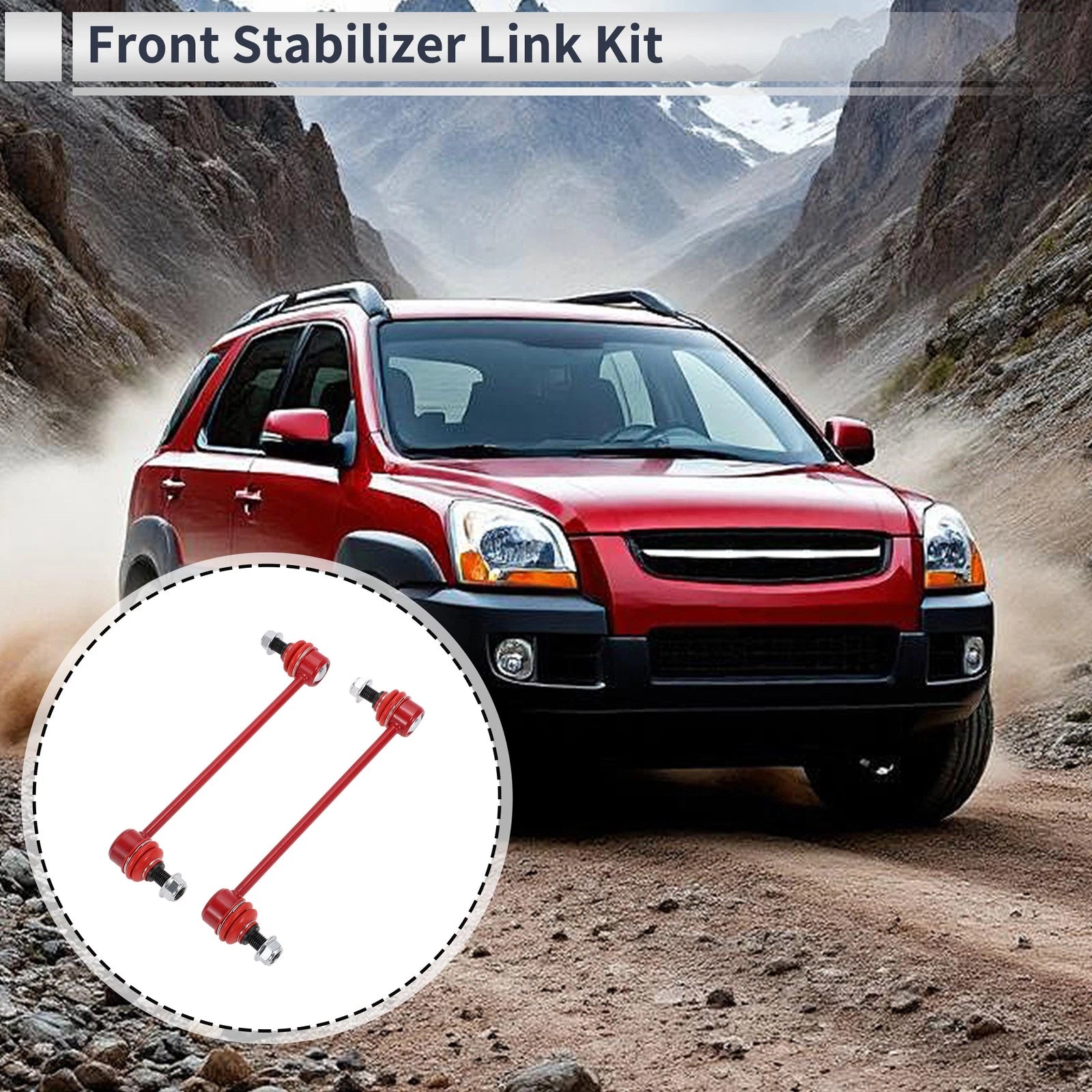 Set of 2 Front Stabilizer Bar Links for Kia Sportage (2005–2010) No.K80510