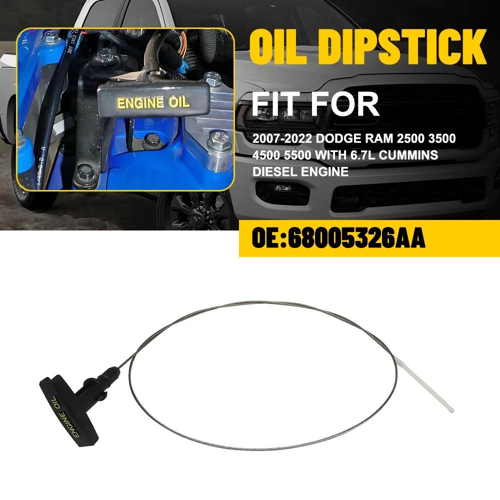Engine Oil Level Dipstick for Dodge Ram 2500 3500 4500 5500 (2007–2022)