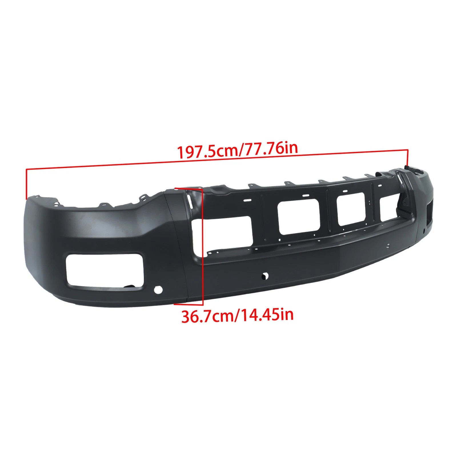 Front Bumper with Sensor Holes for Chevrolet Silverado 1500 (2014–2015)