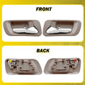 2X Door Handle Set for Honda Accord (1998–2002) Rear Inner Beige Housing