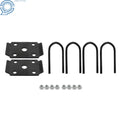 Trailer Axle 3.5K 5 Lug 85" HF 70" Spring Center 5 on 4.5" & U-Bolt Kit