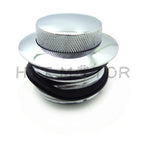 Chrome Pop Up Gas Cap for Harley (1982–2010) - Vented, Regular Thread