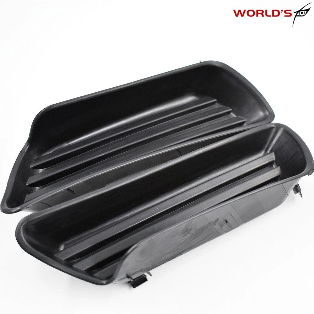 Set of 2 Bumper Fog Light Lamp Covers Trim Black for Toyota Camry (2007–2009)