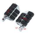 32mm 1-1/4" Long Angled Foot Pegs for Highway Engine Guards Chrome