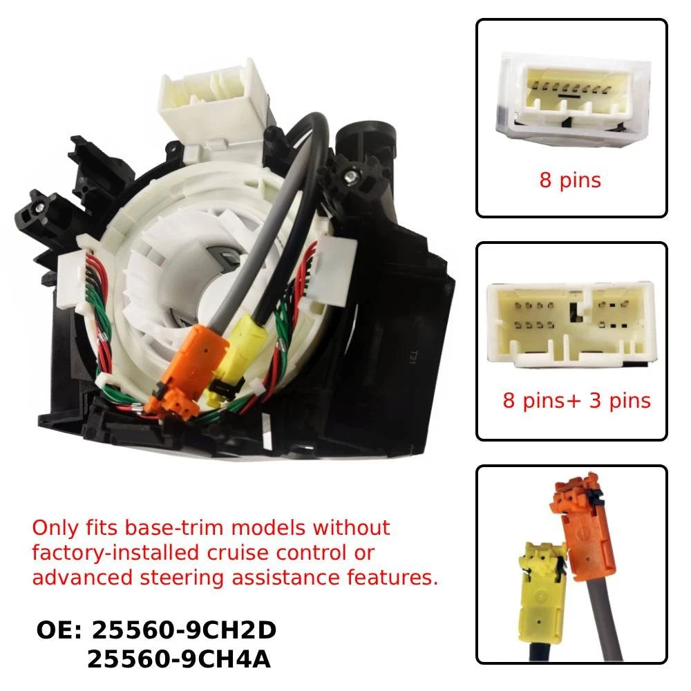 Clock Spring for Nissan Pathfinder (2007–2012) & Xterra (2009–2015) 25560-9CH2D